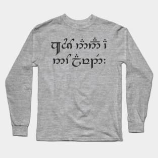 Live Long And Be Prosperous (Sindarin) Long Sleeve T-Shirt